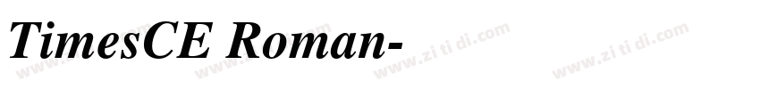 TimesCE Roman字体转换
